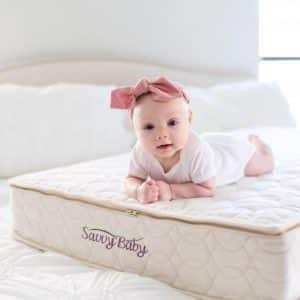 The Savvy Baby Talalay crib mattress - supportive and breathable