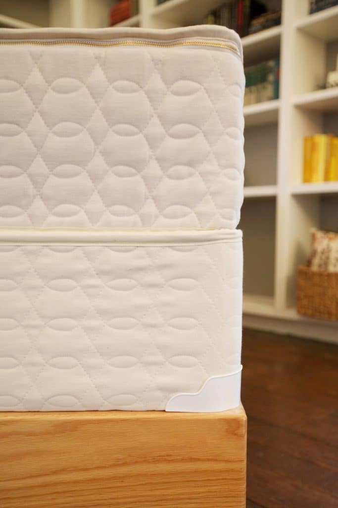 Natural Mattress foundation with a Savvy Rest Organic Mattress