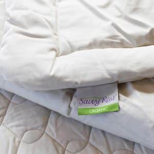 Organic Duvet Insert - on Savvy Rest mattress