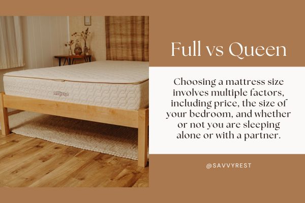 Full vs Queen: Which Mattress Size Should You Choose?